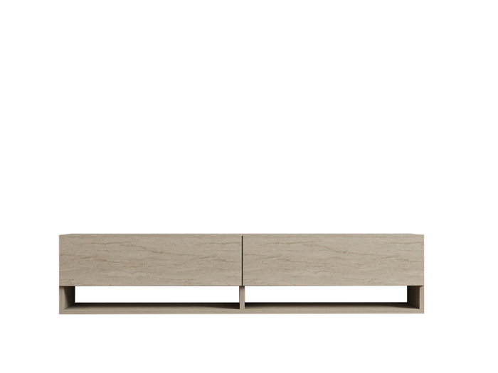 Hanah Home Mueble de TV Arges - Travertino Hanah Home Mueble de TV Arges - Travertino
